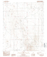 Williams Well 1986 topographic map thumbnail