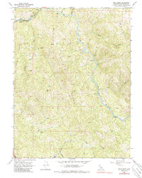 Willis Ridge 1966 topographic map thumbnail