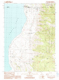Willow Ranch 1990 topographic map thumbnail