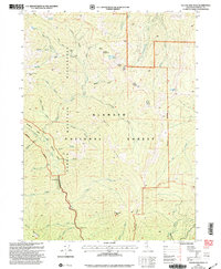 Yellow Dog Peak 2001 topographic map thumbnail