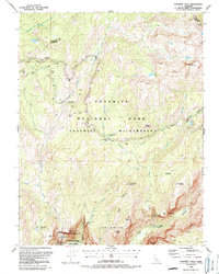 Yosemite Falls 1990 topographic map thumbnail
