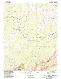 Yosemite Falls 1992 topographic map thumbnail