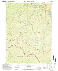 Youngs Peak 2001 topographic map thumbnail