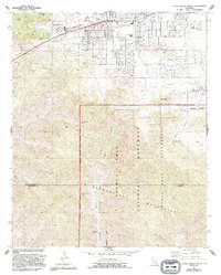 Yucca Valley South 1972 topographic map thumbnail
