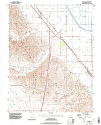 Zamora 1992 topographic map thumbnail