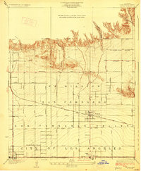 Zelzah 1928 topographic map thumbnail