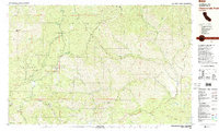 Chanchelulla Peak 1981 topographic map thumbnail