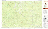 Dubakella Mtn 1981 topographic map thumbnail