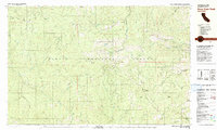Pony Buck Peak 1981 topographic map thumbnail