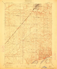 Antelope topographic map thumbnail