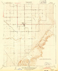 Arvin 1933 topographic map thumbnail