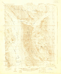 Avenal Gap 1930 topographic map thumbnail