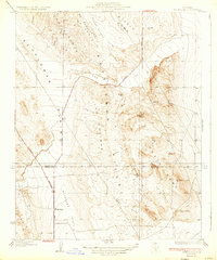 Avenal Gap 1933 topographic map thumbnail