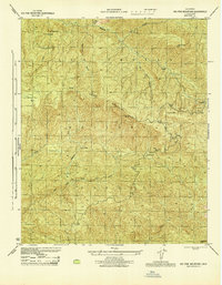 Big Pine Mtn 1944 topographic map thumbnail