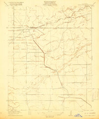 Bliss Ranch 1918 topographic map thumbnail