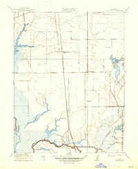 Bruceville 1910 topographic map thumbnail