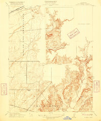 Buffalo Creek 1916 topographic map thumbnail