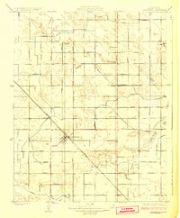 Caruthers 1925 topographic map thumbnail
