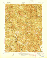 Cazadero 1945 topographic map thumbnail