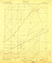 Chaney Ranch 1922 topographic map thumbnail