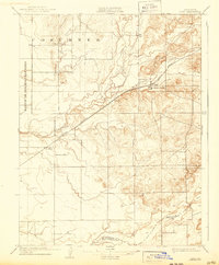 Clay 1909 topographic map thumbnail