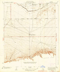 Coal Oil Canyon 1934 topographic map thumbnail