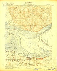 Collinsville 1918 topographic map thumbnail