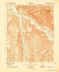 Commatti Canyon topographic map thumbnail