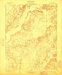 Cosumnes 1909 topographic map thumbnail