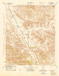 Cuyama Peak 1944 topographic map thumbnail