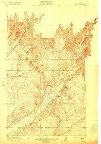 Daulton 1921 topographic map thumbnail