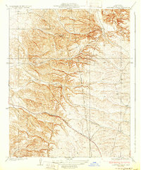 Deepwell Ranch 1931 topographic map thumbnail