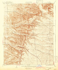 Deepwell Ranch 1931 topographic map thumbnail