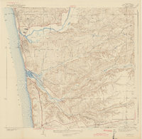 Del Mar 1943 topographic map thumbnail