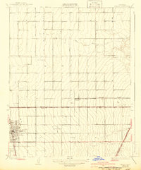 Delano 1929 topographic map thumbnail