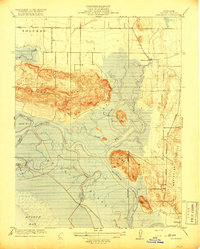 Denverton 1918 topographic map thumbnail