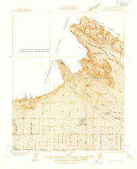 Devore 1936 topographic map preview
