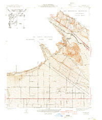 Devore 1941 topographic map preview