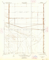 Dudley Ridge 1936 topographic map thumbnail
