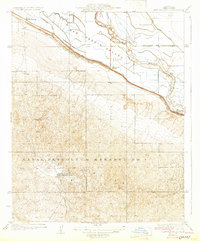 East Elk Hills 1932 topographic map thumbnail