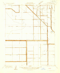 El Rico Ranch 1932 topographic map thumbnail