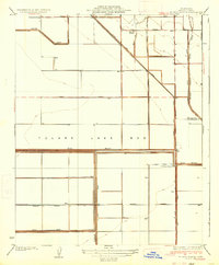 El Rico Ranch 1936 topographic map thumbnail