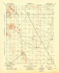 Emigrant Hill 1943 topographic map thumbnail