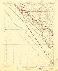 Firebaugh 1941 topographic map thumbnail