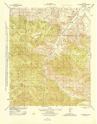 Fox Mountain 1944 topographic map preview
