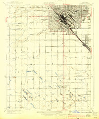 Fresno 1923 topographic map thumbnail