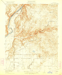 Friant 1922 topographic map thumbnail