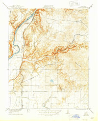 Friant 1922 topographic map thumbnail
