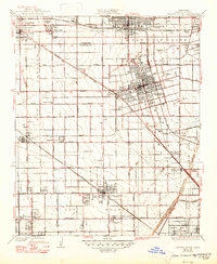 Garden Grove 1935 topographic map thumbnail