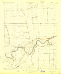 Gravelly Ford 1924 topographic map thumbnail